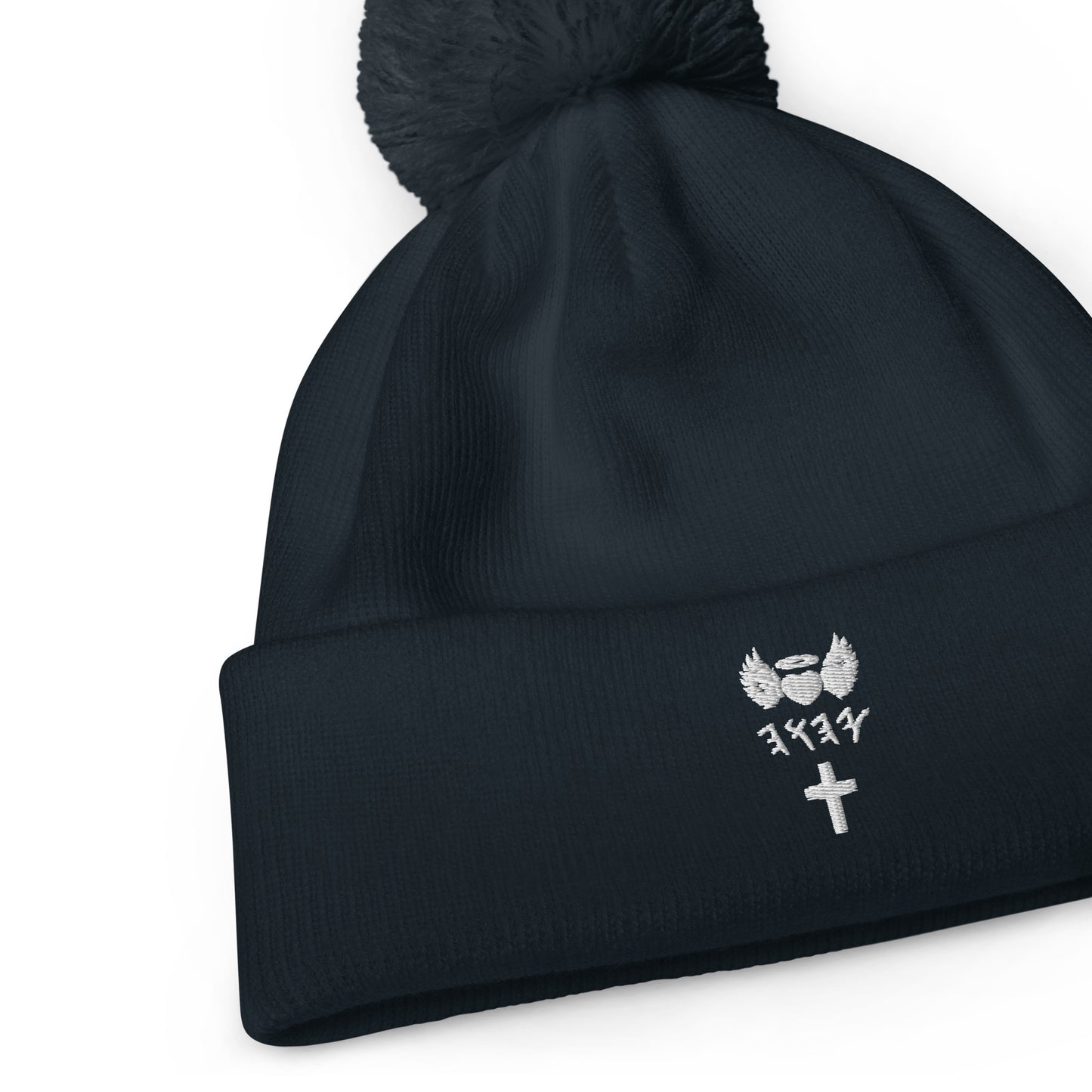 YAHUAH’s Temple H Pom pom beanie