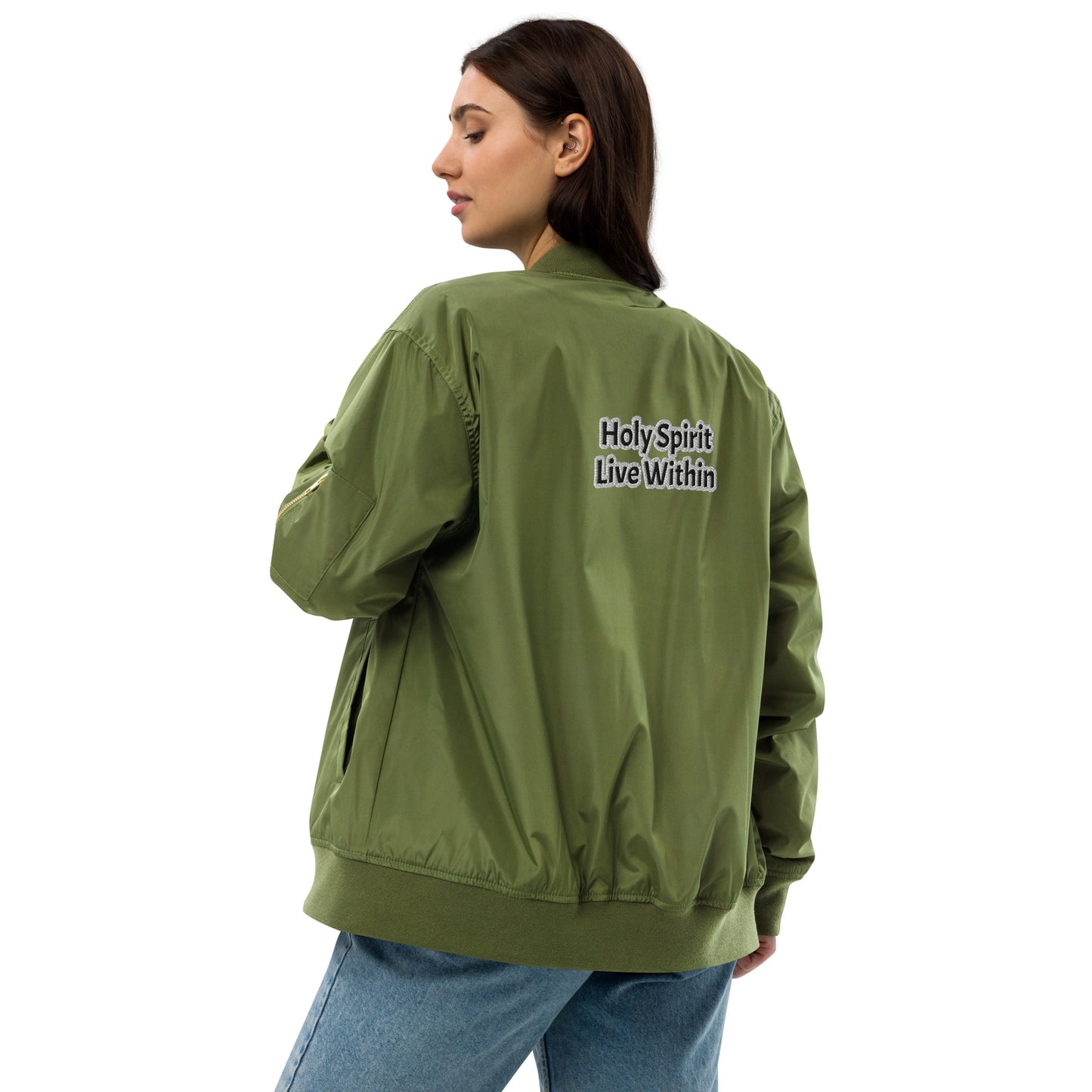 YAHUAH’s Temple J Premium recycled bomber jacket
