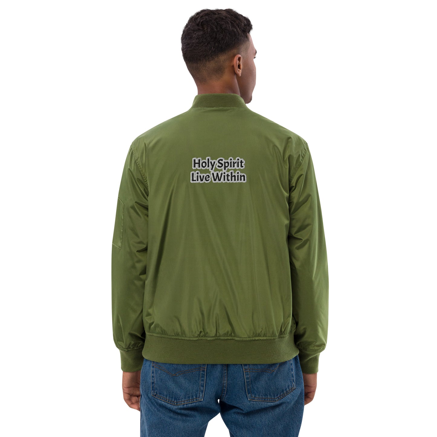 YAHUAH’s Temple J Premium recycled bomber jacket