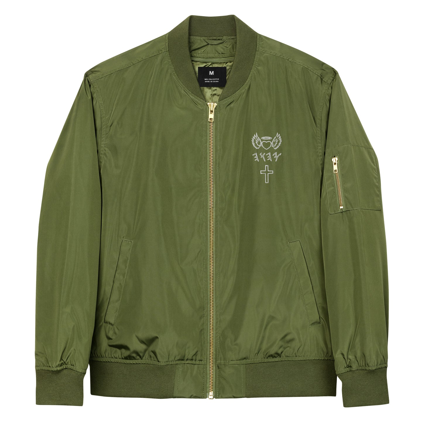 YAHUAH’s Temple J Premium recycled bomber jacket