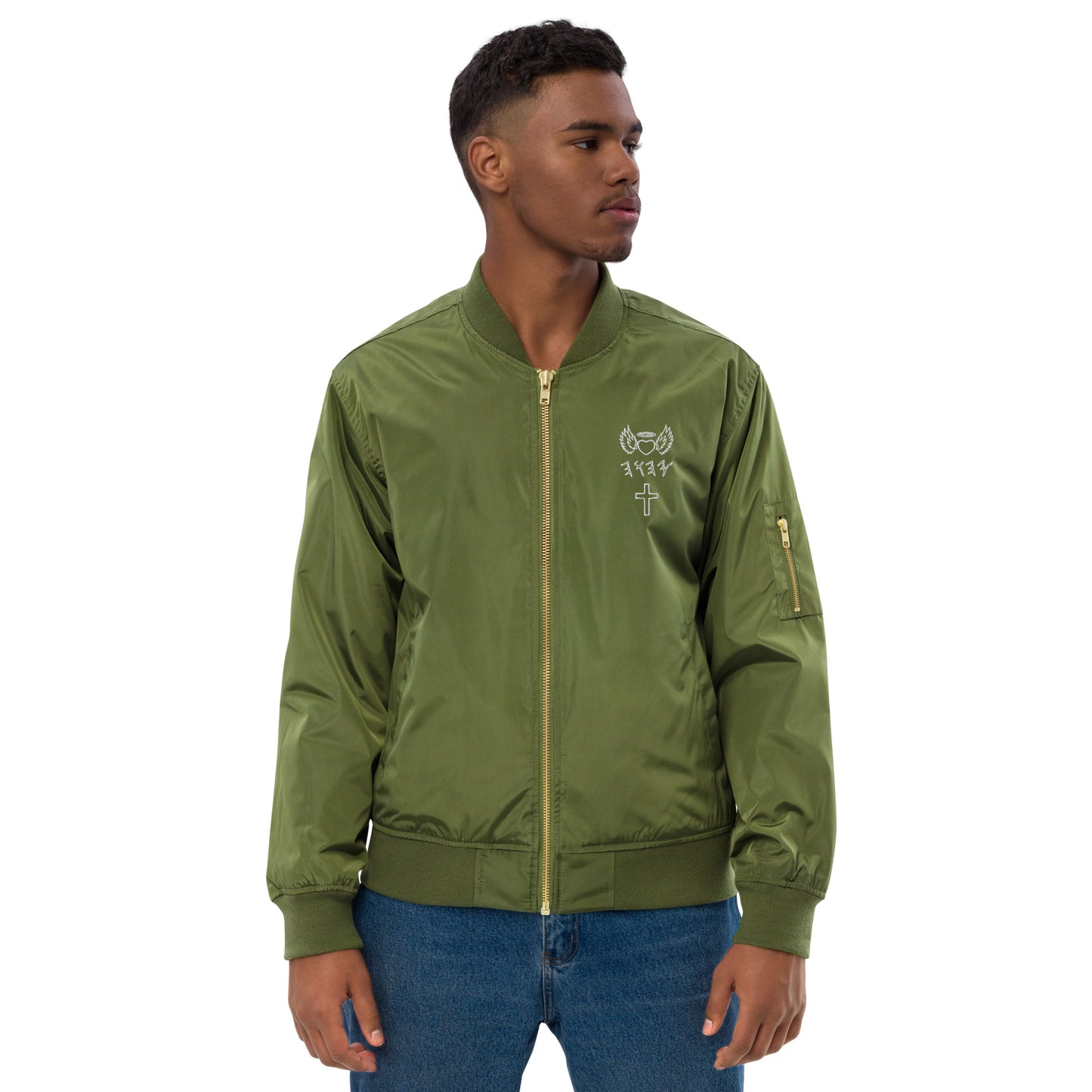 YAHUAH’s Temple J Premium recycled bomber jacket