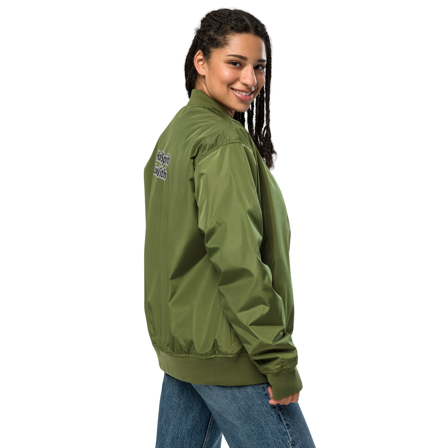 YAHUAH’s Temple J Premium recycled bomber jacket