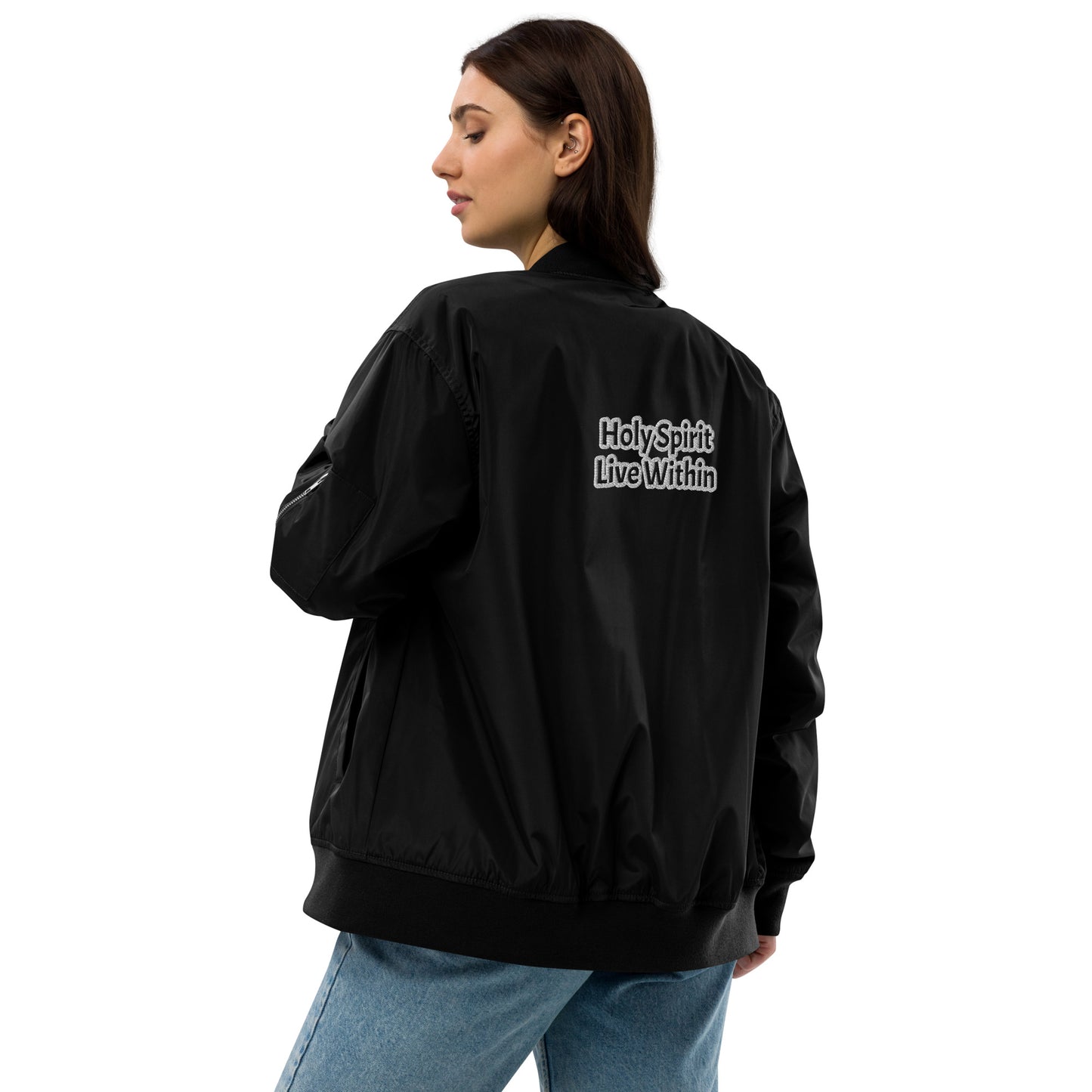 YAHUAH’s Temple J Premium recycled bomber jacket