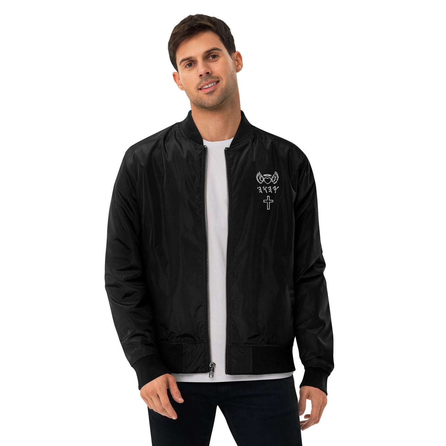 YAHUAH’s Temple J Premium recycled bomber jacket