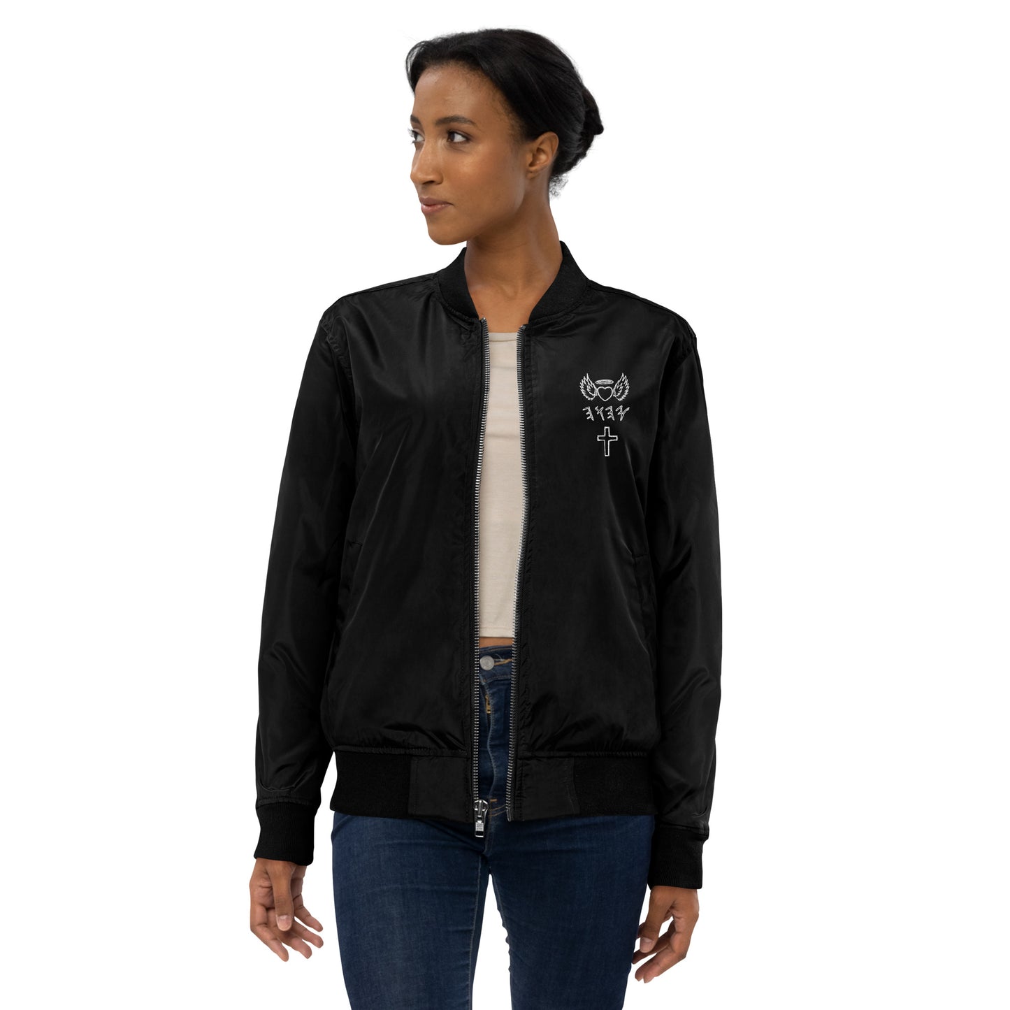 YAHUAH’s Temple J Premium recycled bomber jacket
