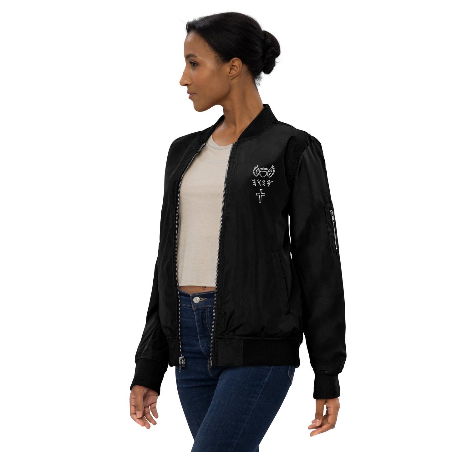 YAHUAH’s Temple J Premium recycled bomber jacket