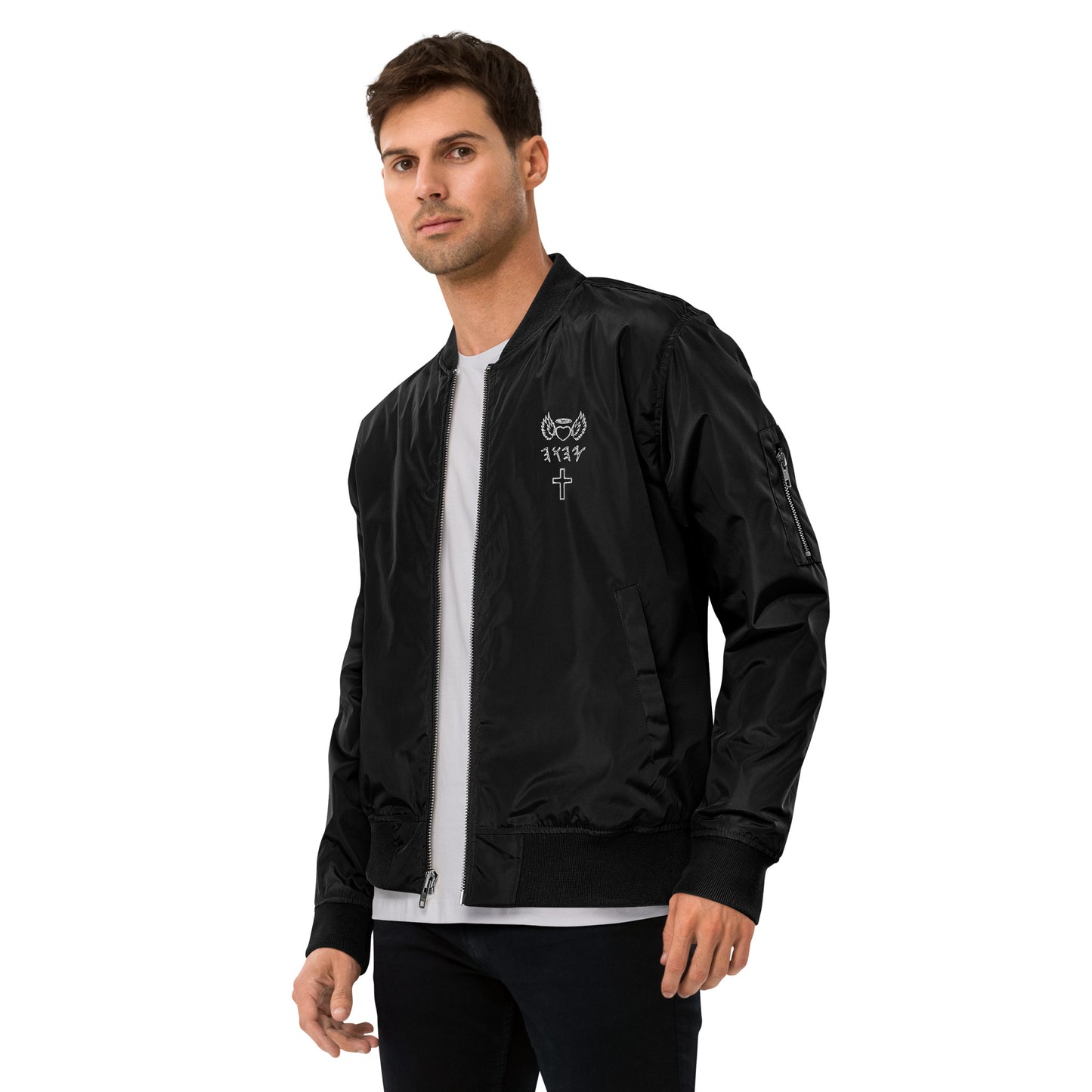YAHUAH’s Temple J Premium recycled bomber jacket