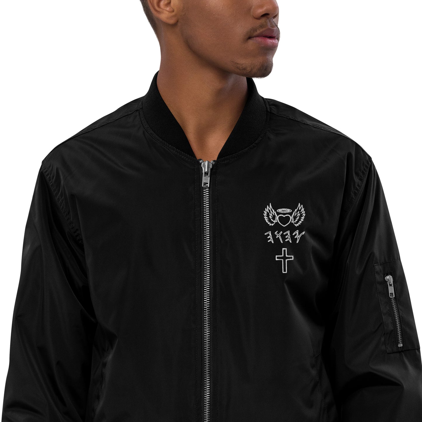 YAHUAH’s Temple J Premium recycled bomber jacket