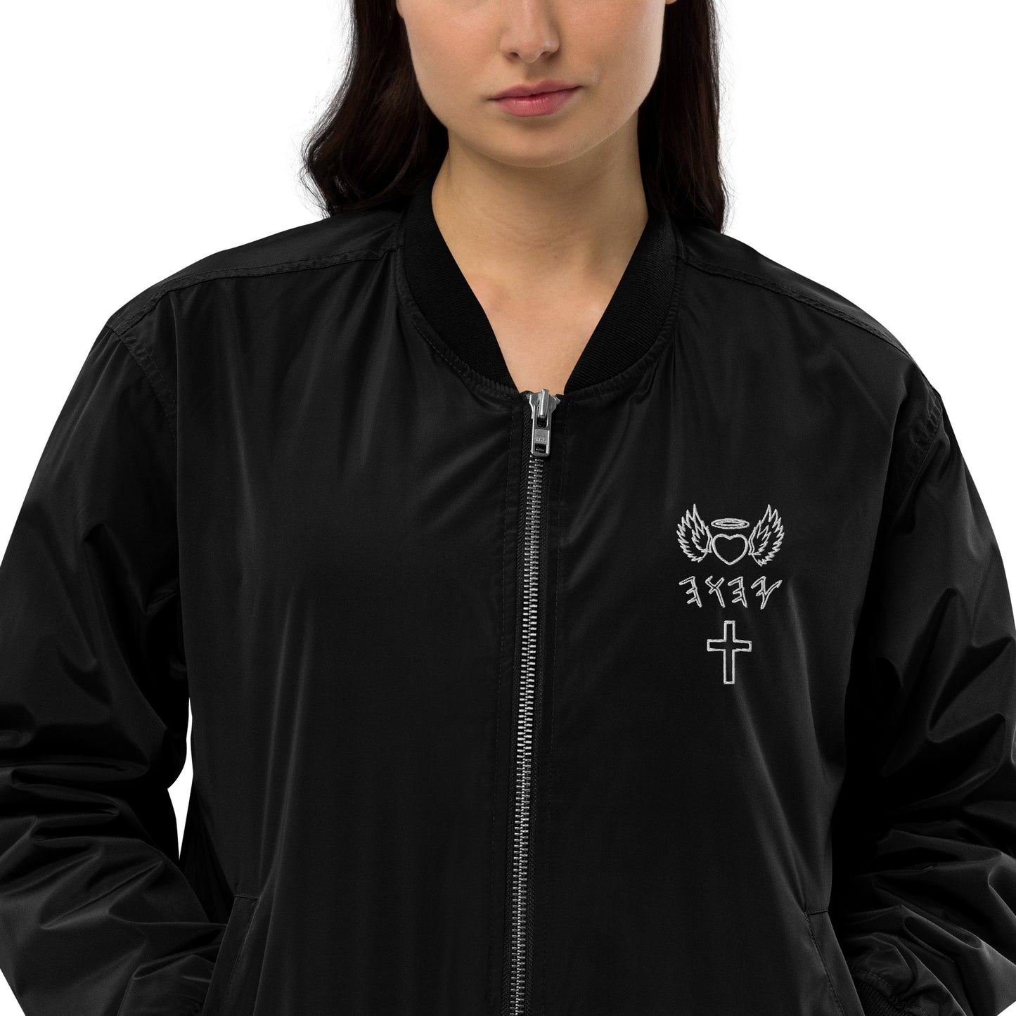 YAHUAH’s Temple J Premium recycled bomber jacket