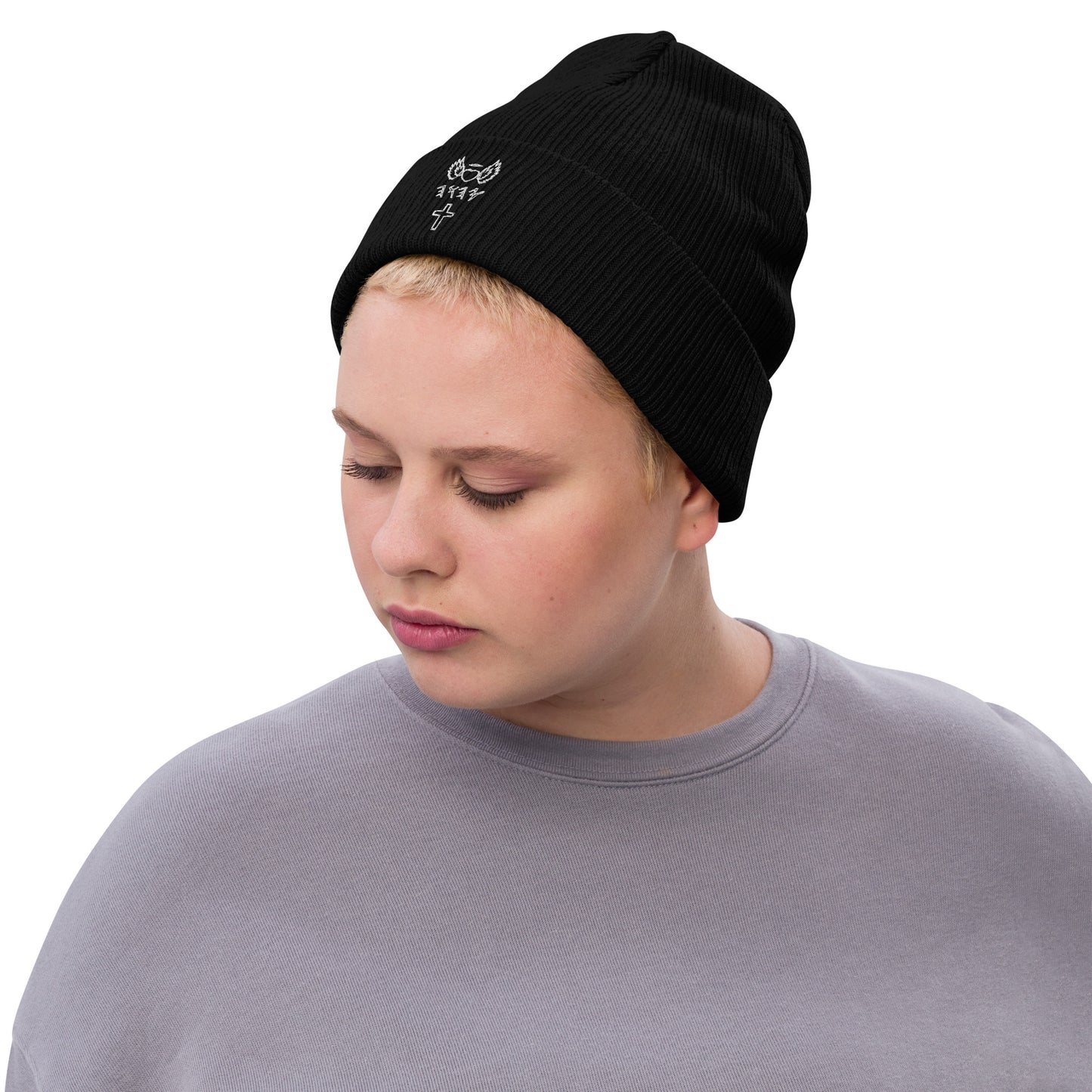 YAHUAH’s Temple H knit beanie