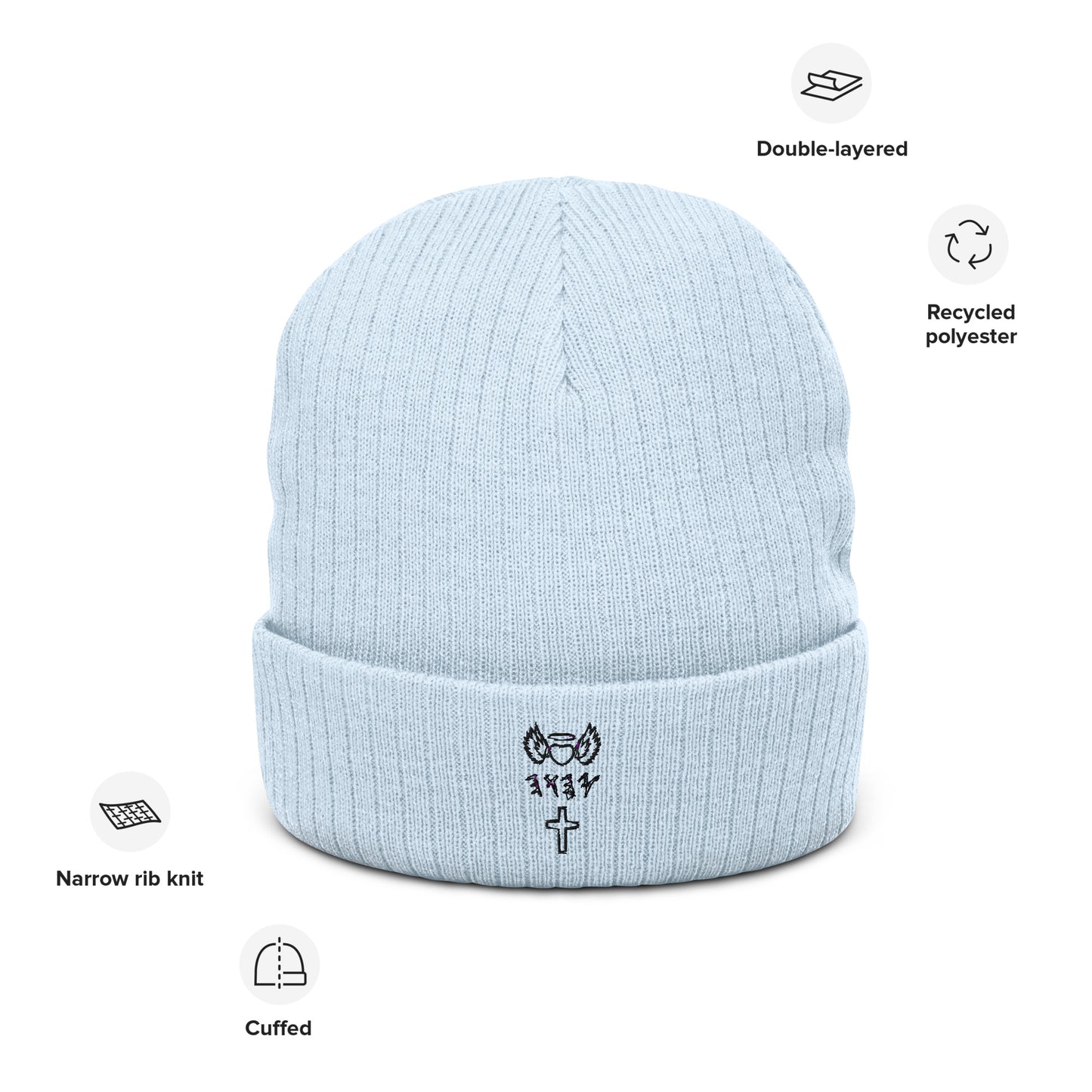 YAHUAH’s Temple H knit beanie