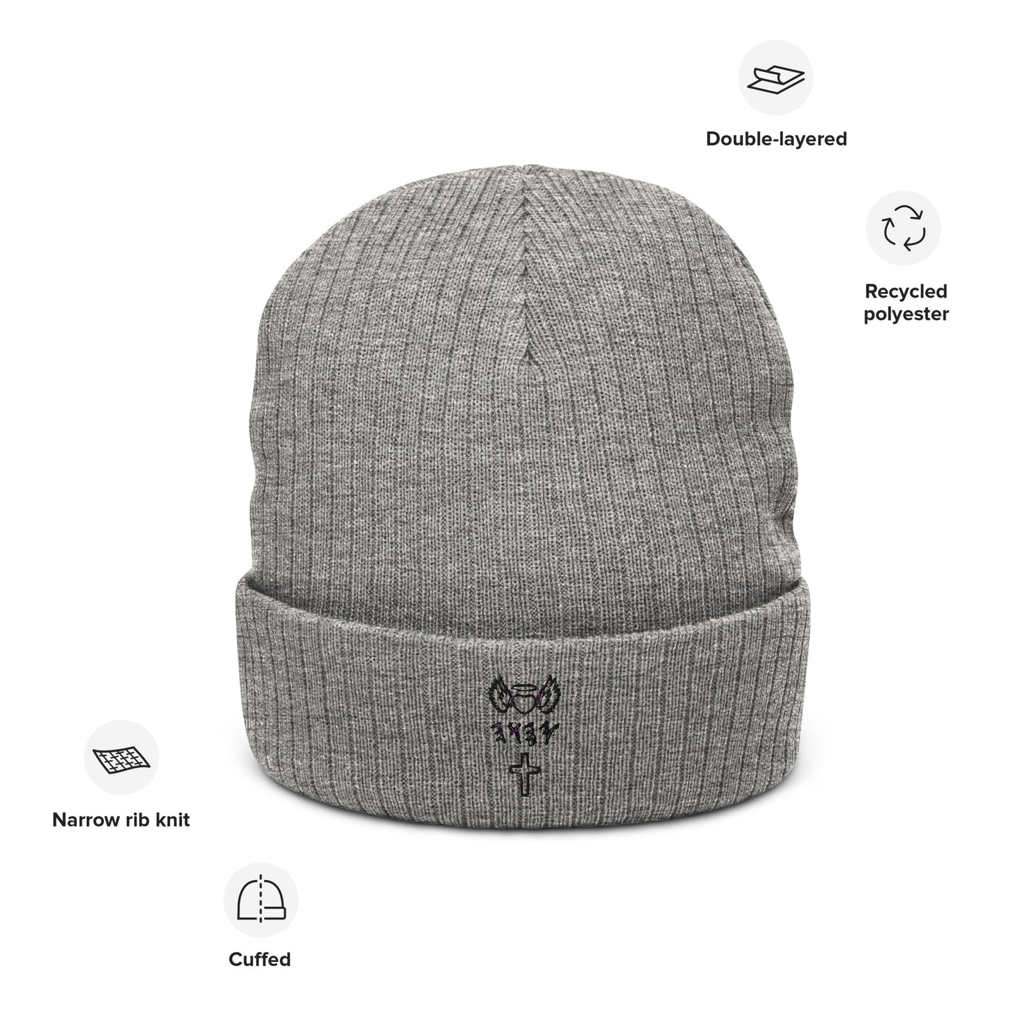 YAHUAH’s Temple H knit beanie