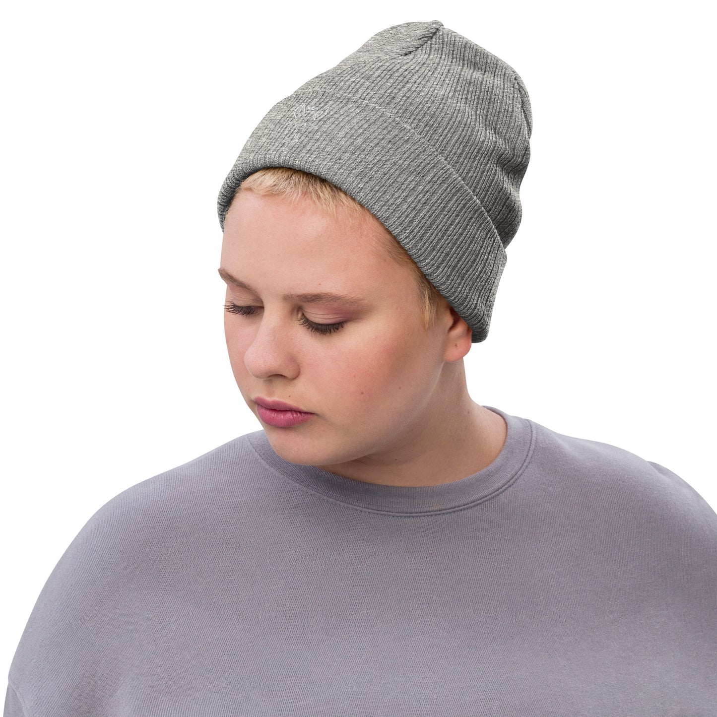 YAHUAH’s Temple H Ribbed knit beanie