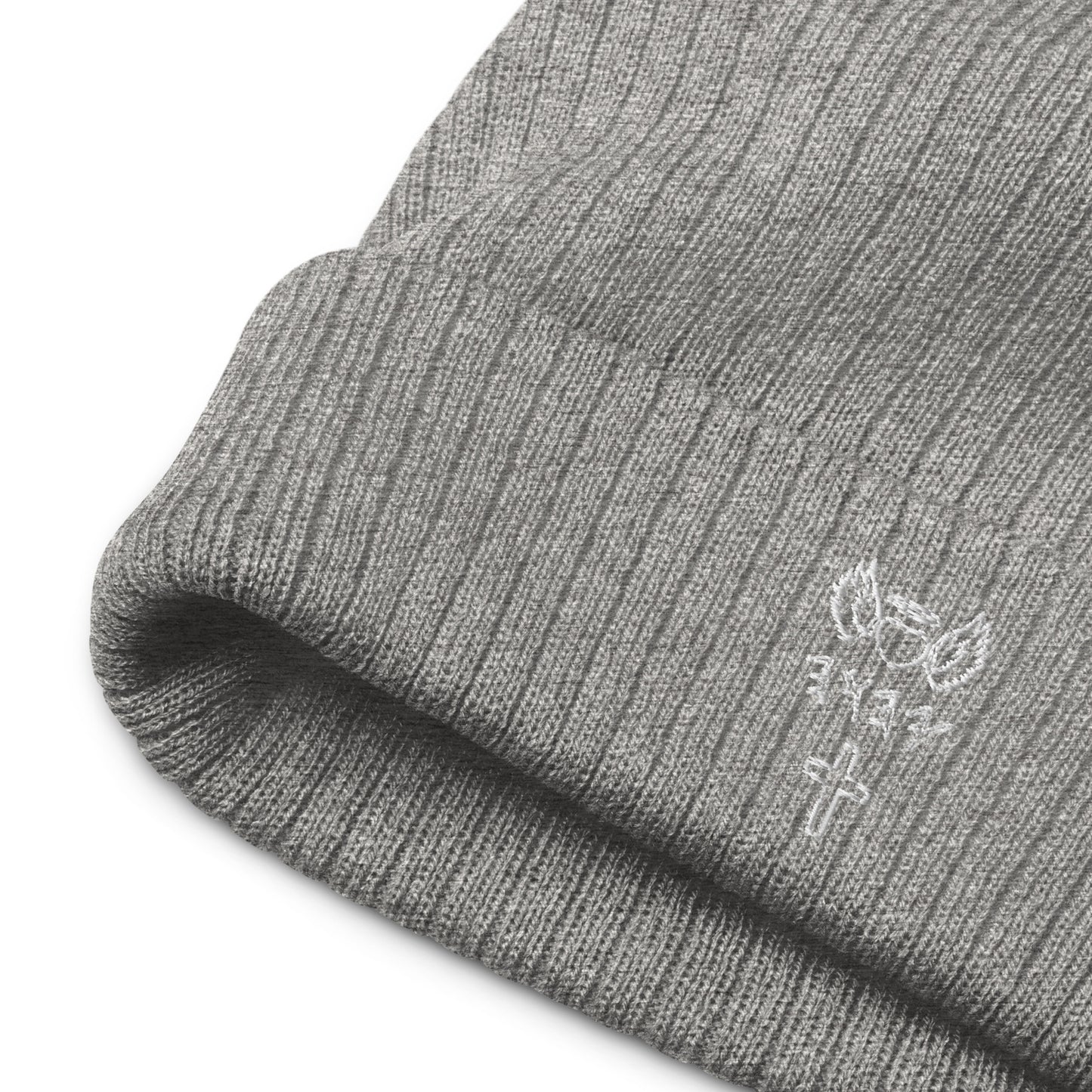 YAHUAH’s Temple H Ribbed knit beanie