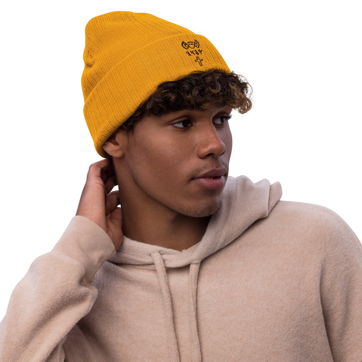YAHUAH’s Temple H knit beanie