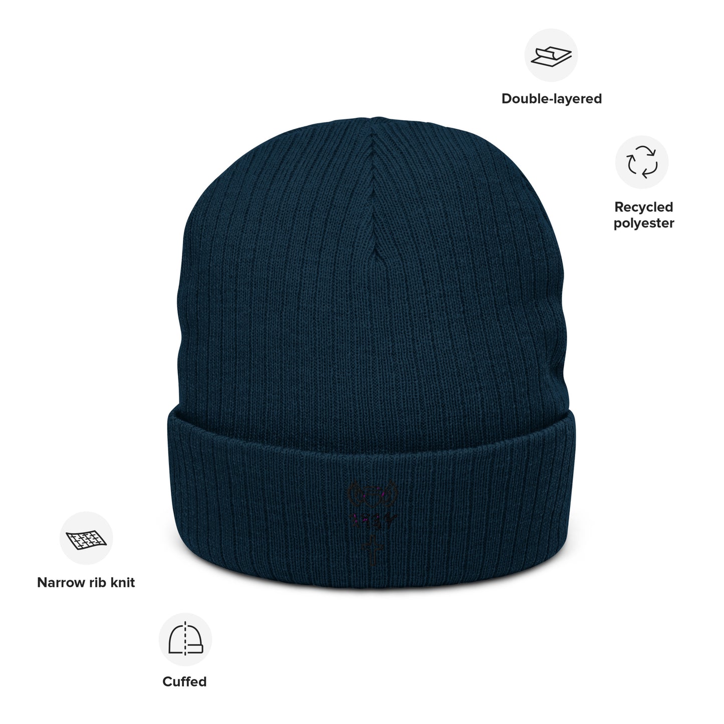 YAHUAH’s Temple H knit beanie