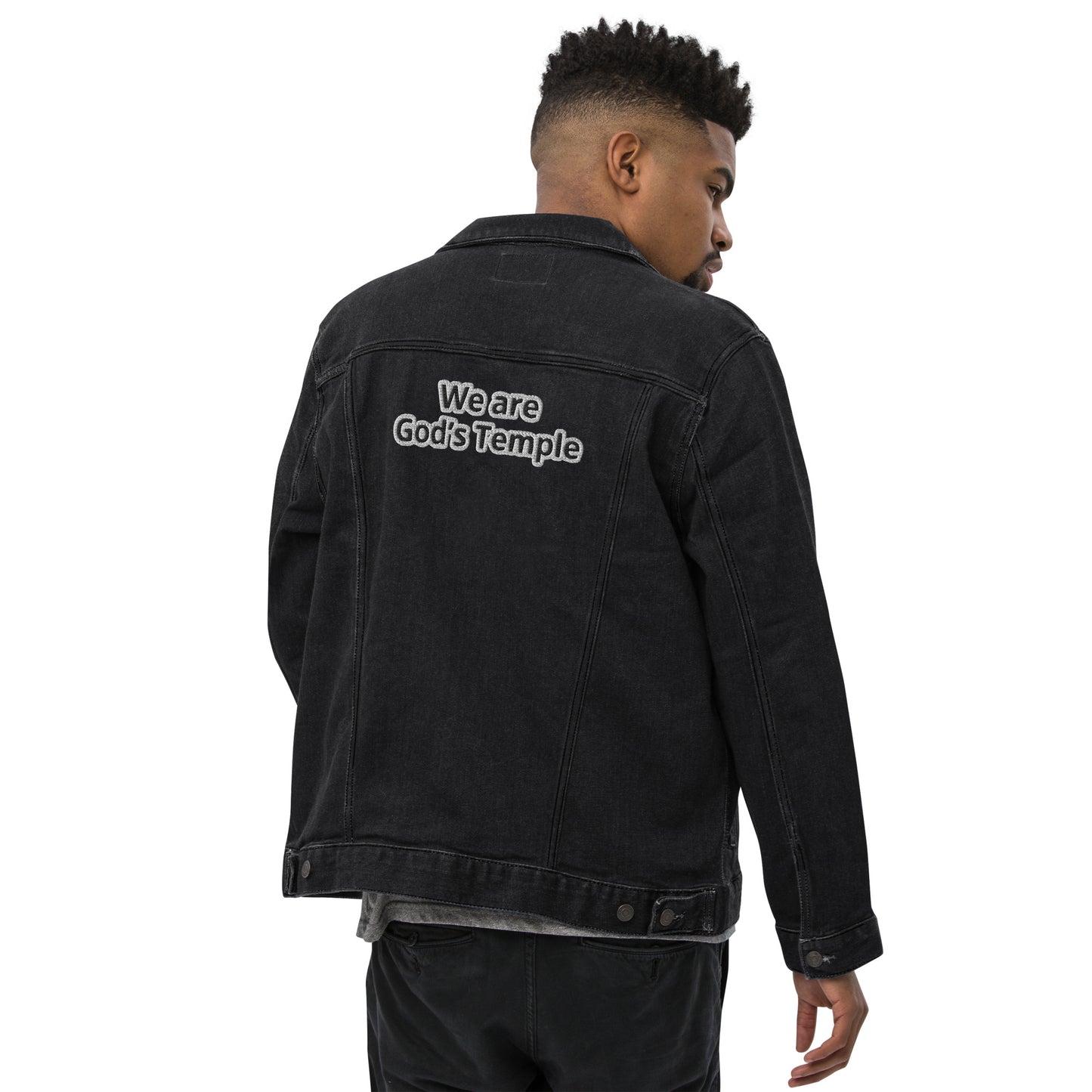 YAHUAH’s Temple J Unisex denim jacket