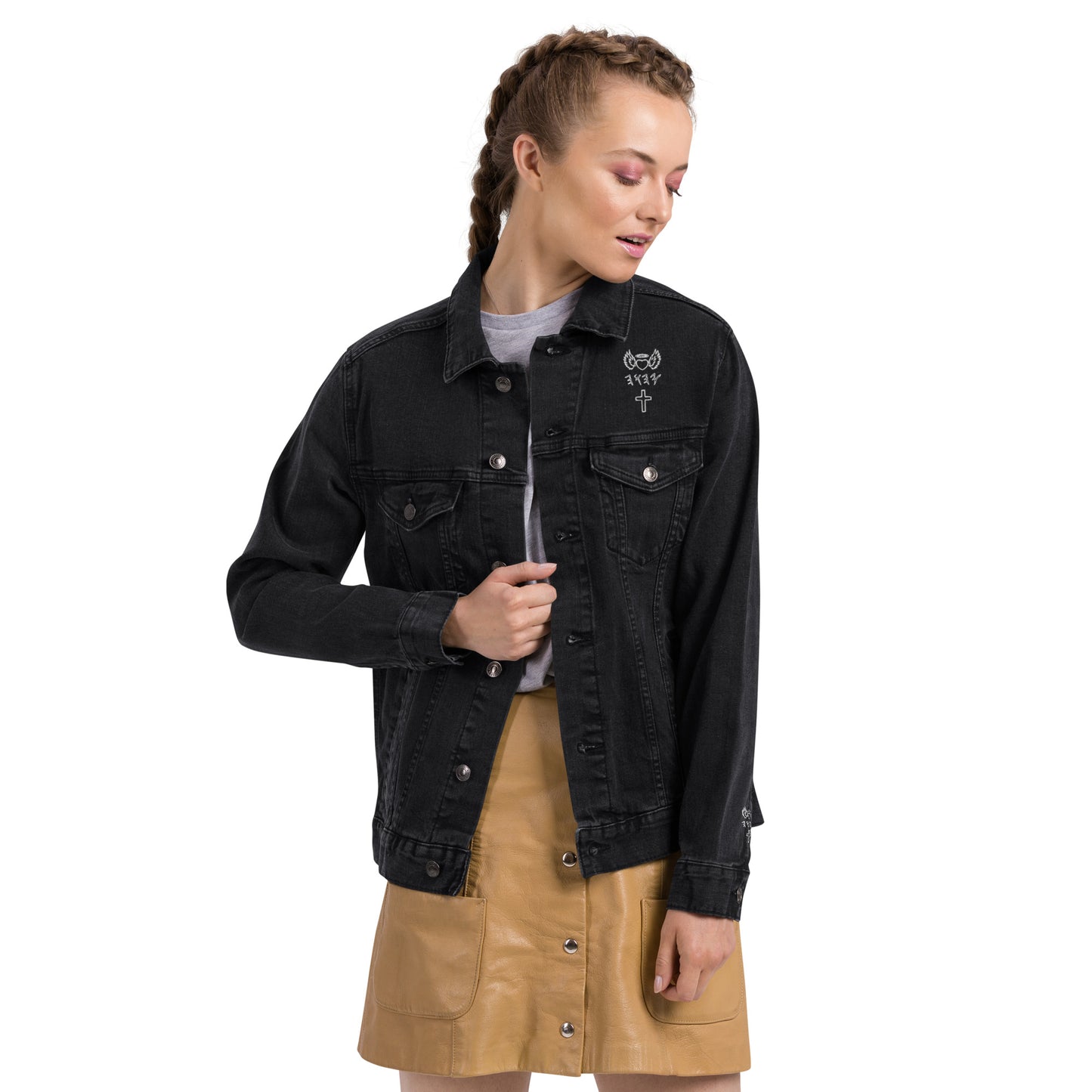 YAHUAH’s Temple J Unisex denim jacket