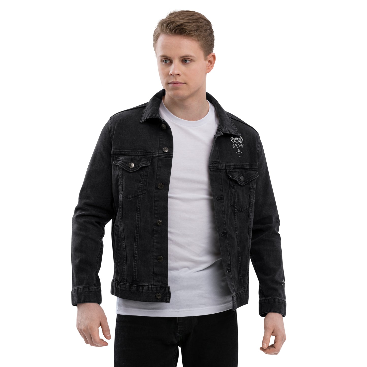YAHUAH’s Temple J Unisex denim jacket