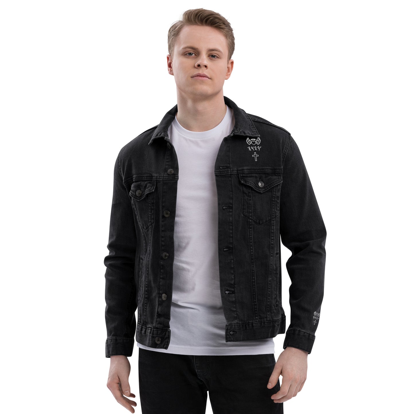YAHUAH’s Temple J Unisex denim jacket