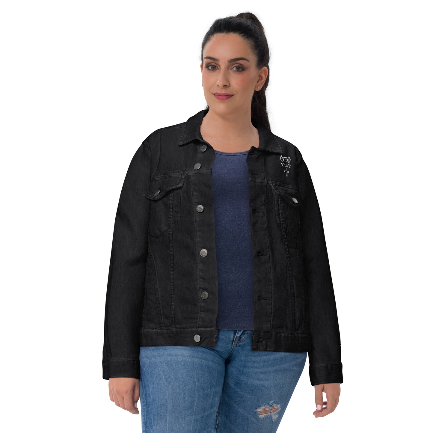 YAHUAH’s Temple J Unisex denim jacket