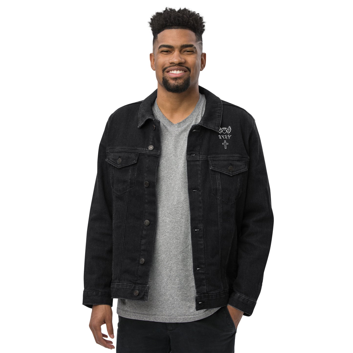 YAHUAH’s Temple J Unisex denim jacket