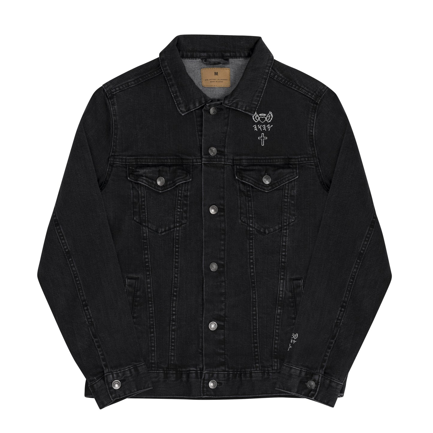 YAHUAH’s Temple J Unisex denim jacket