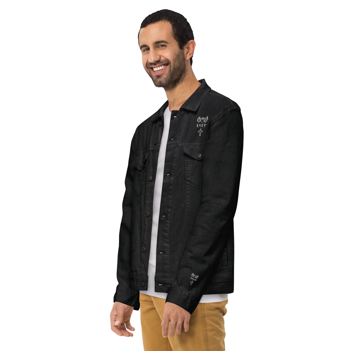 YAHUAH’s Temple J Unisex denim jacket