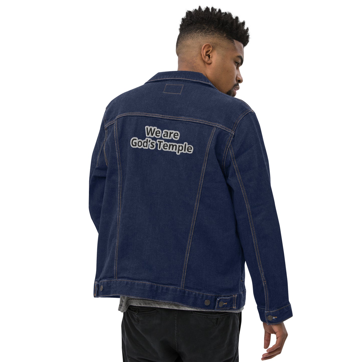 YAHUAH’s Temple J Unisex denim jacket