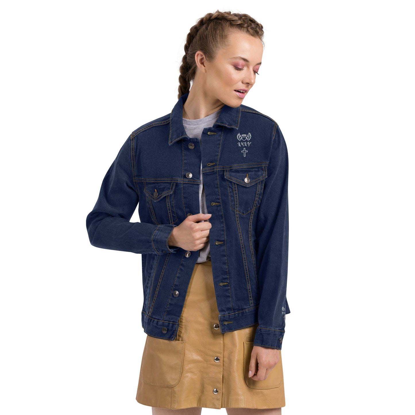 YAHUAH’s Temple J Unisex denim jacket