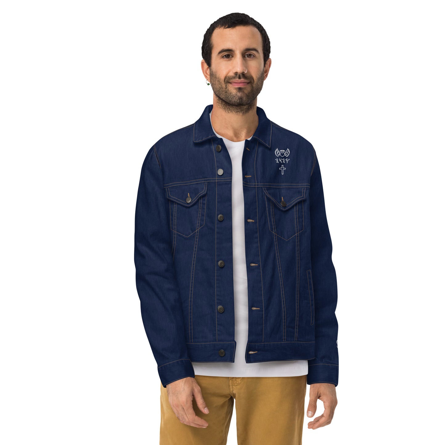 YAHUAH’s Temple J Unisex denim jacket