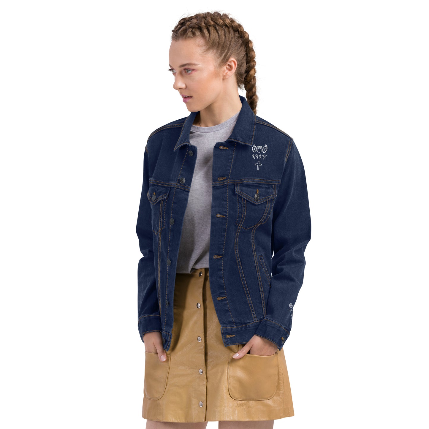 YAHUAH’s Temple J Unisex denim jacket