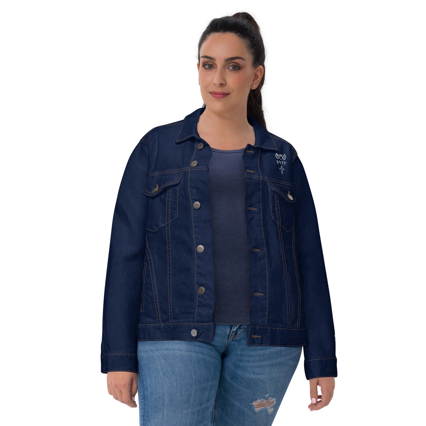 YAHUAH’s Temple J Unisex denim jacket