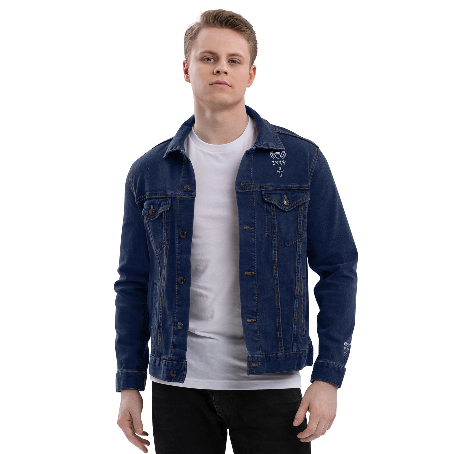YAHUAH’s Temple J Unisex denim jacket