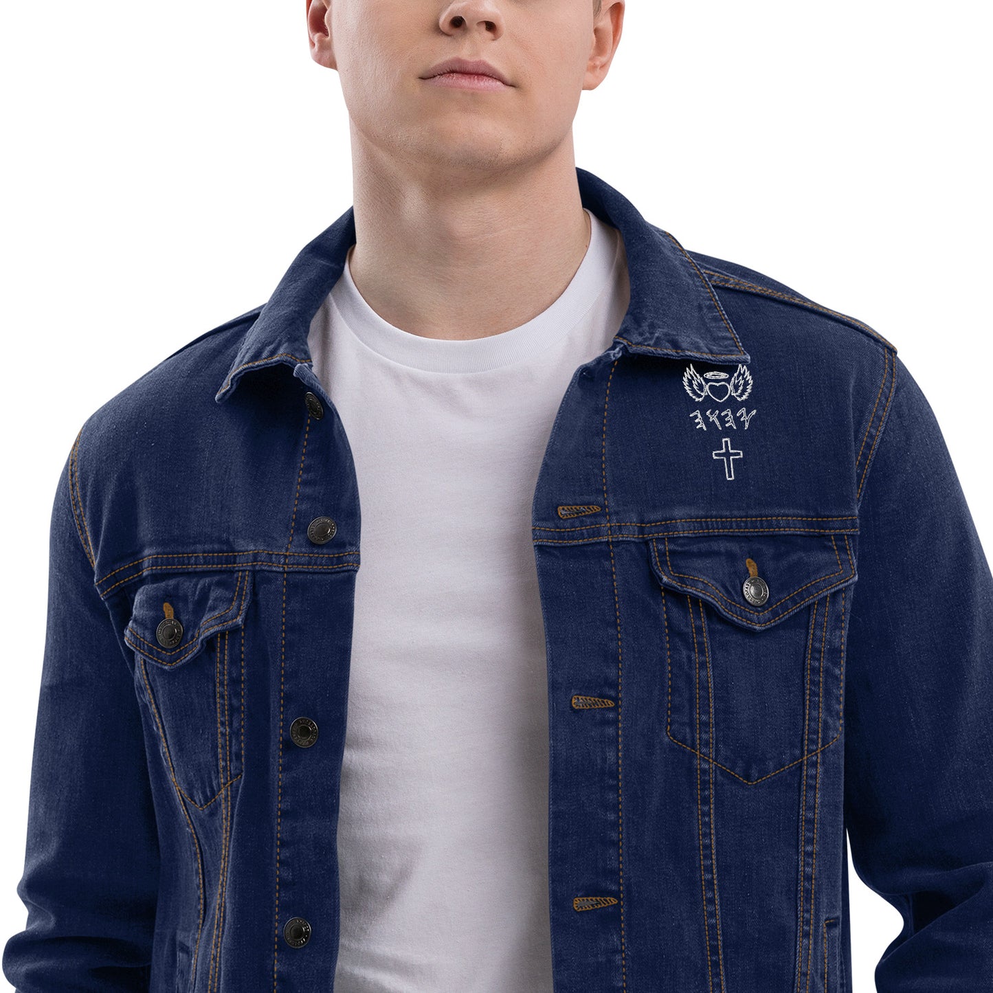 YAHUAH’s Temple J Unisex denim jacket
