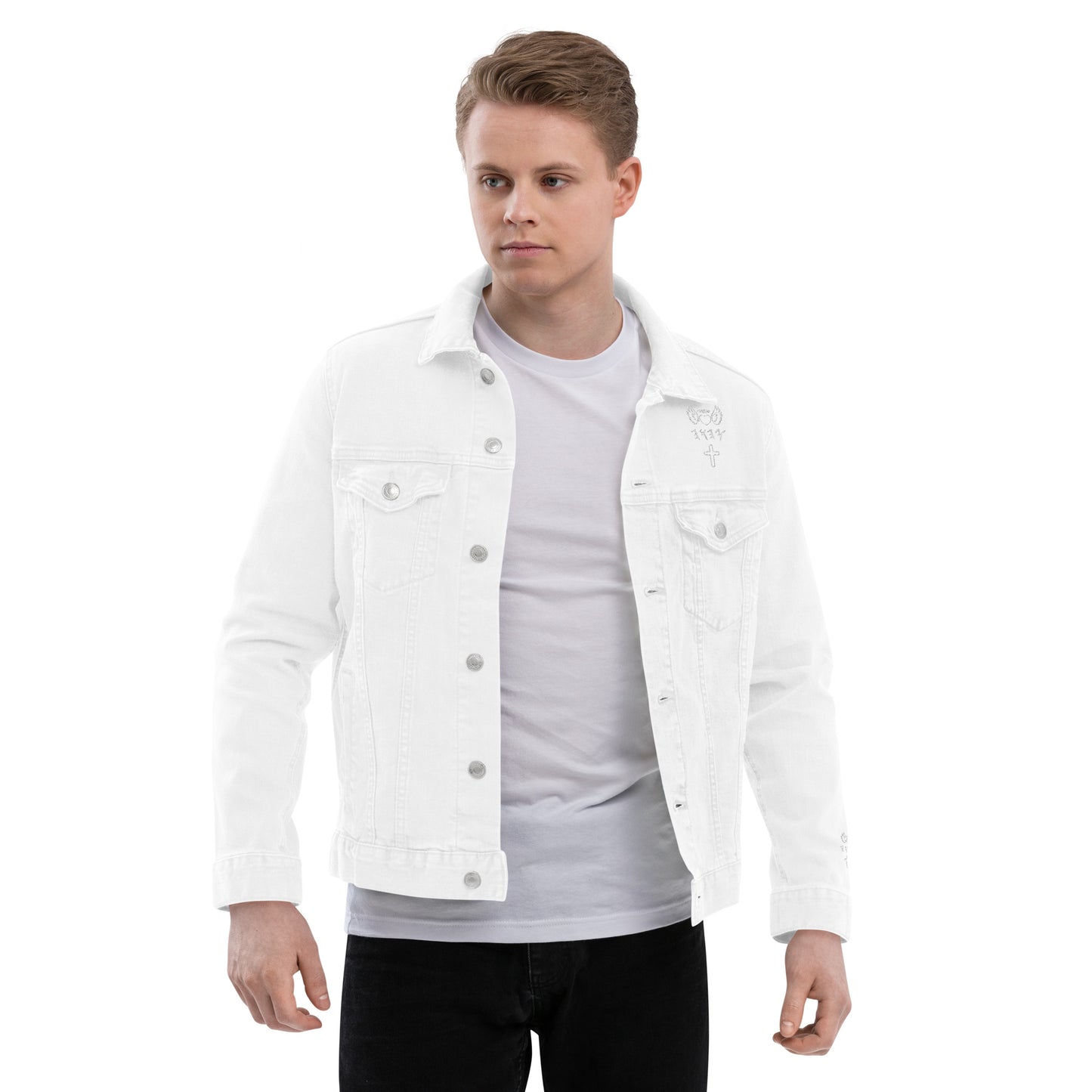 YAHUAH’s Temple J Unisex denim jacket