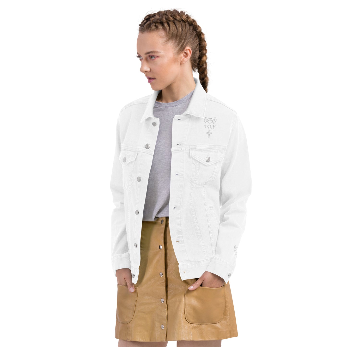 YAHUAH’s Temple J Unisex denim jacket