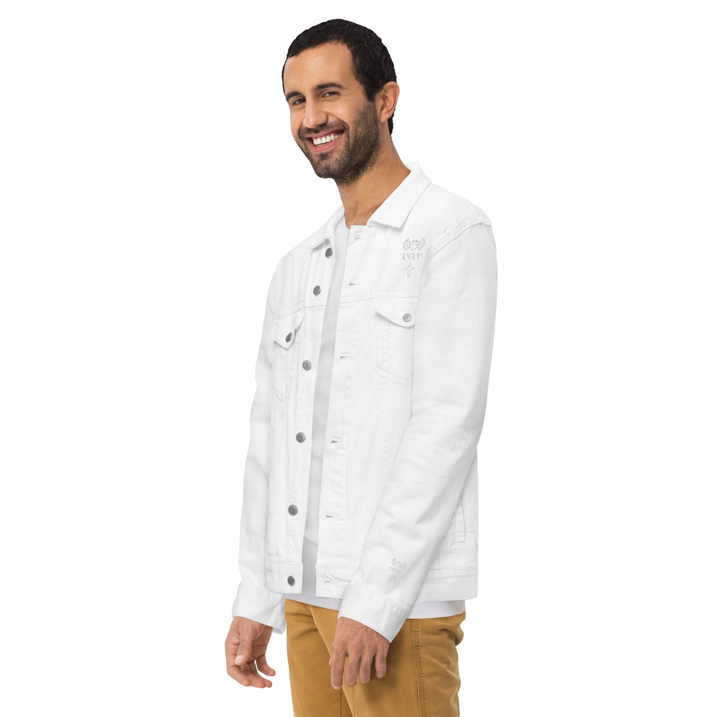 YAHUAH’s Temple J Unisex denim jacket