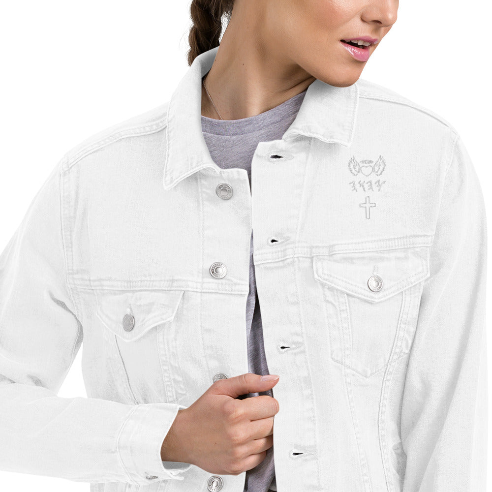 YAHUAH’s Temple J Unisex denim jacket