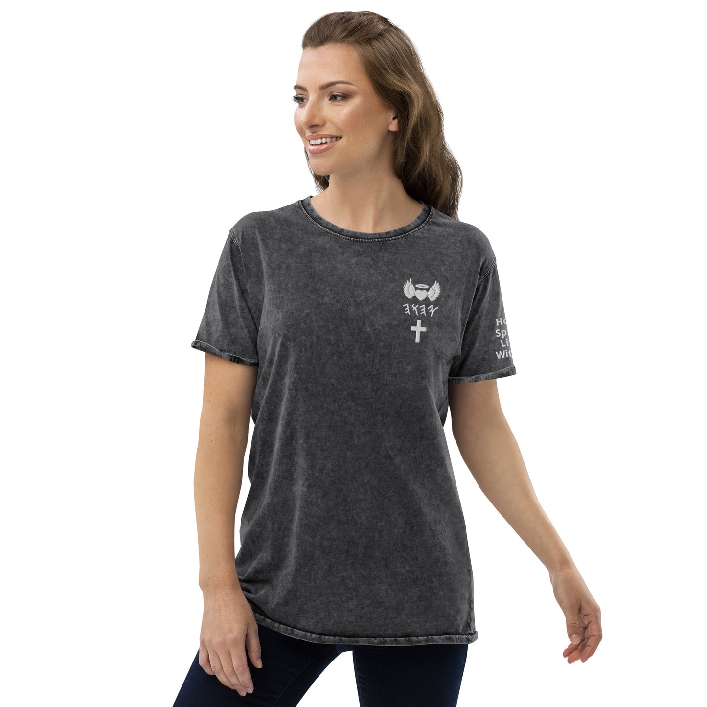 YAHUAH’s Temple S Denim T-Shirt