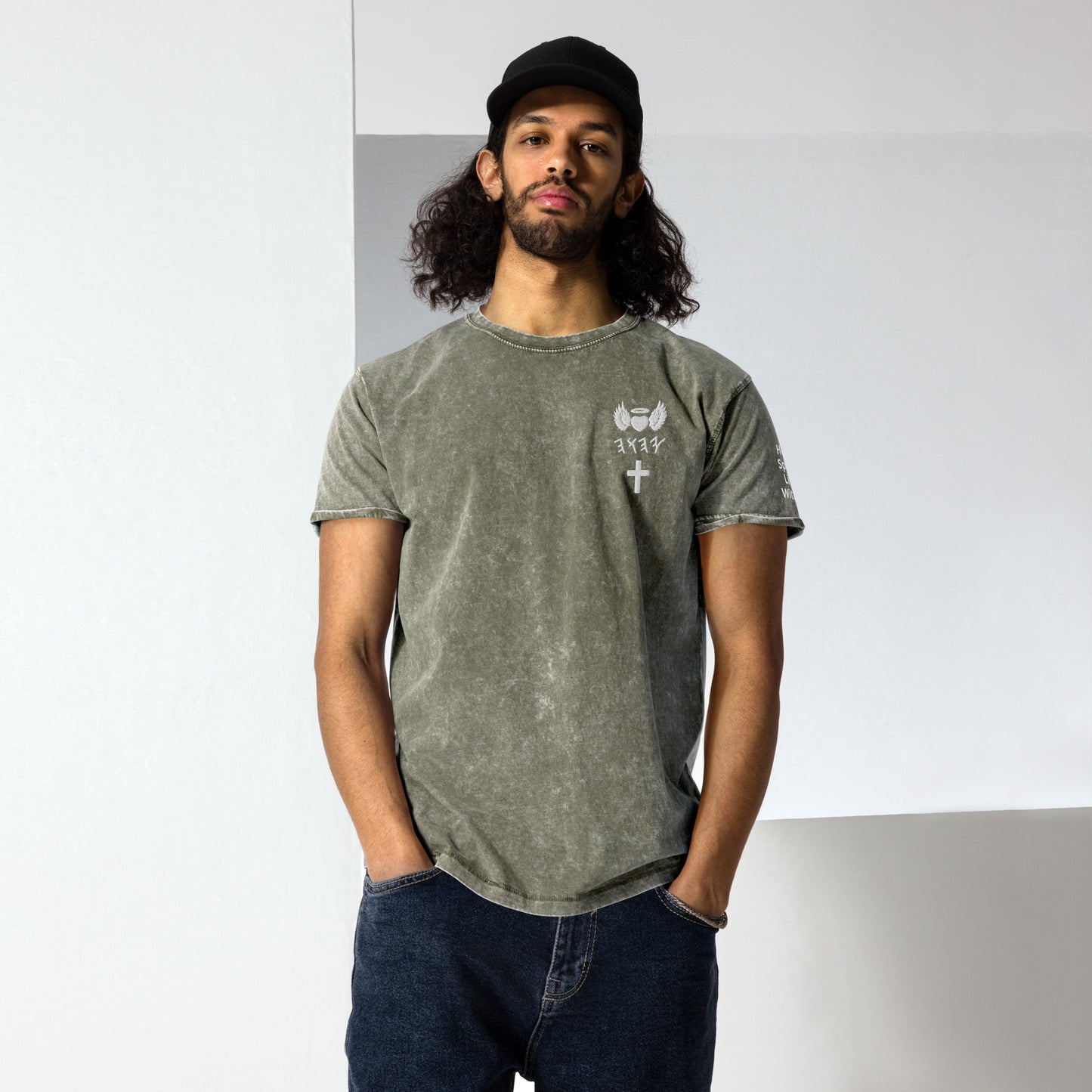 YAHUAH’s Temple S Denim T-Shirt
