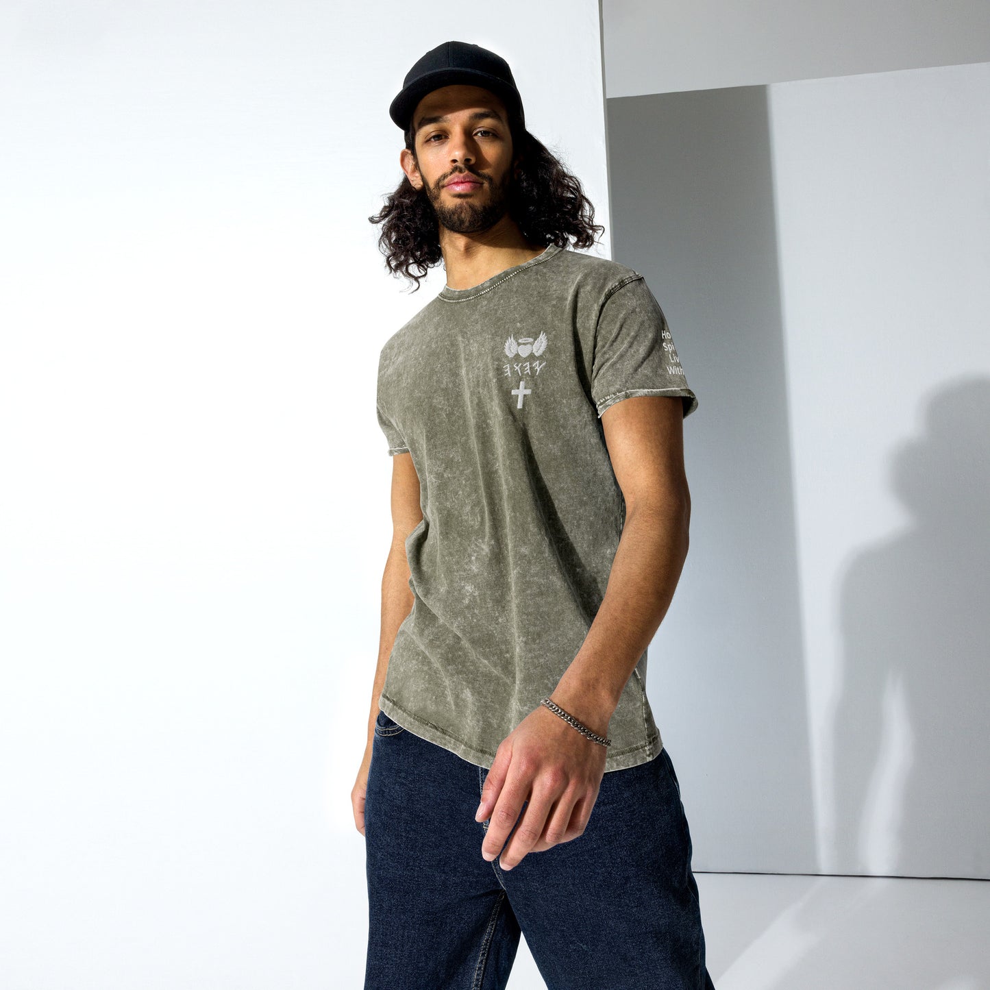 YAHUAH’s Temple S Denim T-Shirt