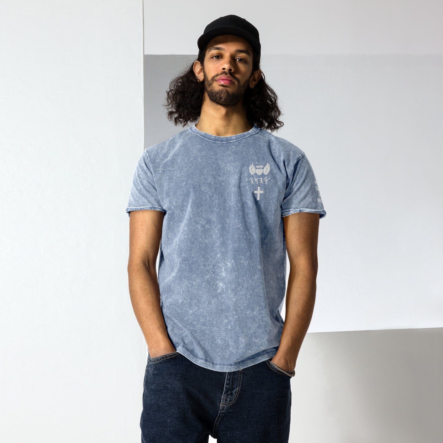 YAHUAH’s Temple S Denim T-Shirt