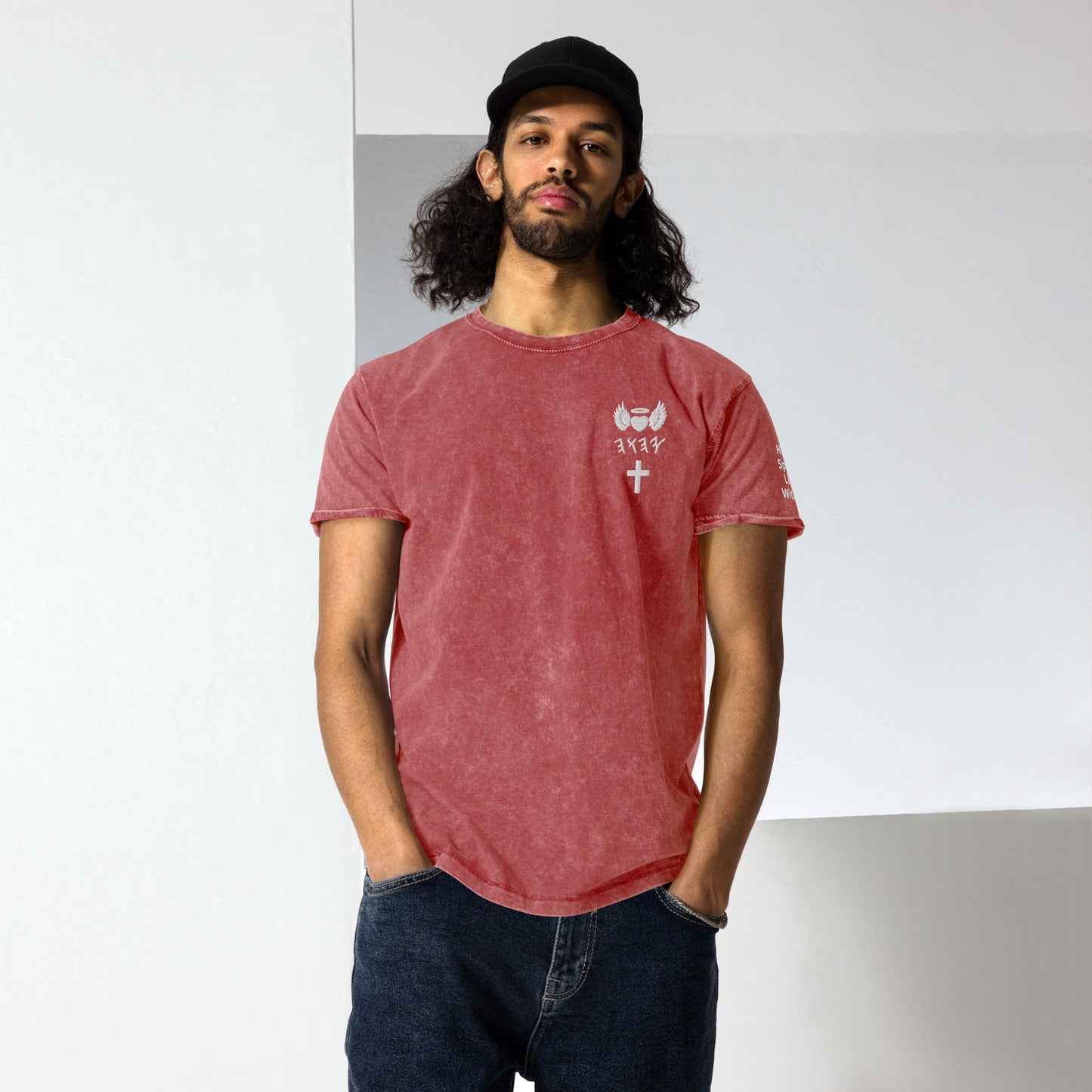 YAHUAH’s Temple S Denim T-Shirt