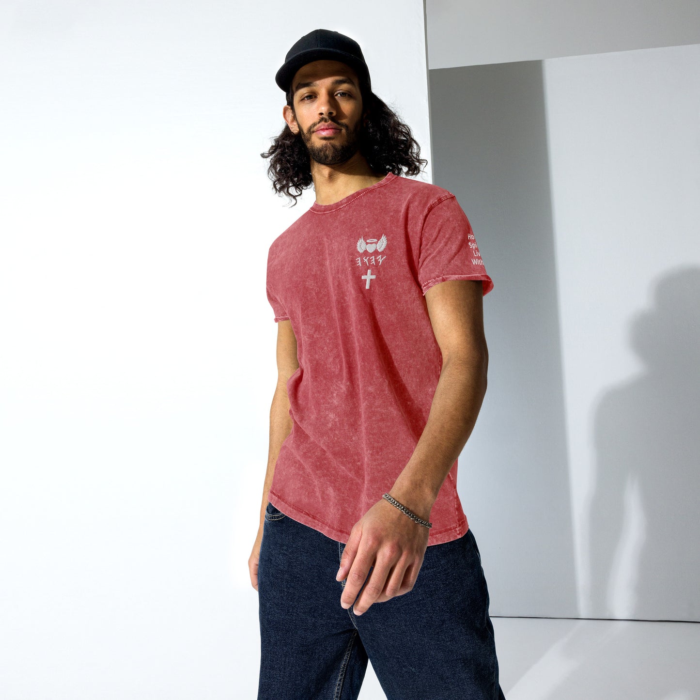 YAHUAH’s Temple S Denim T-Shirt