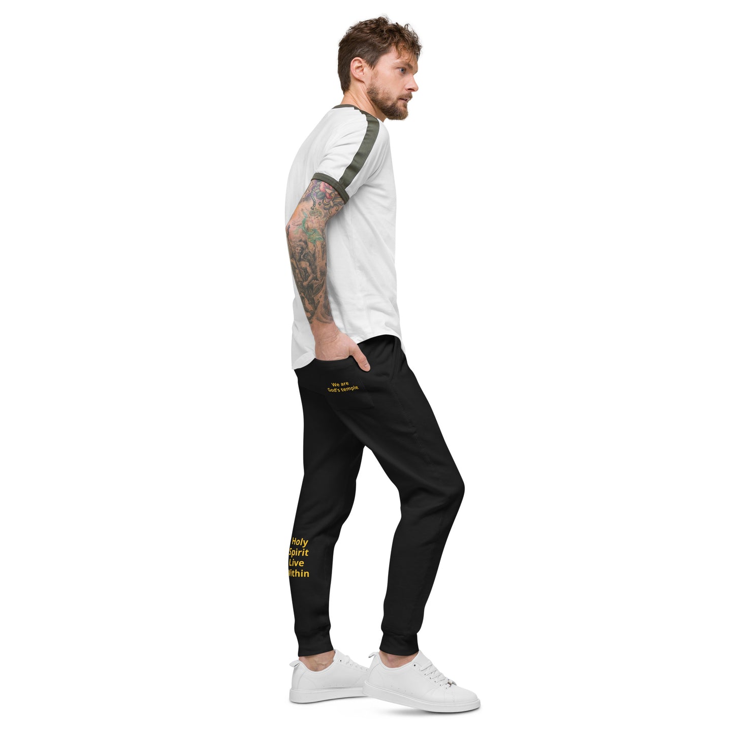YAHUAH’s Temple P Unisex fleece sweatpants