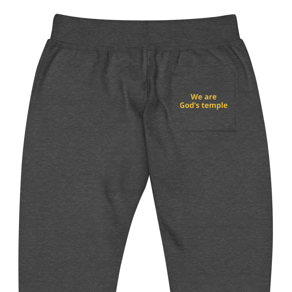 YAHUAH’s Temple P Unisex fleece sweatpants