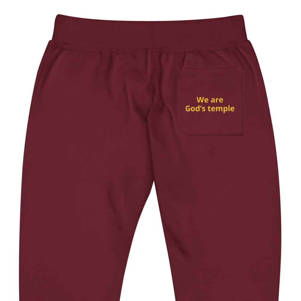 YAHUAH’s Temple P Unisex fleece sweatpants