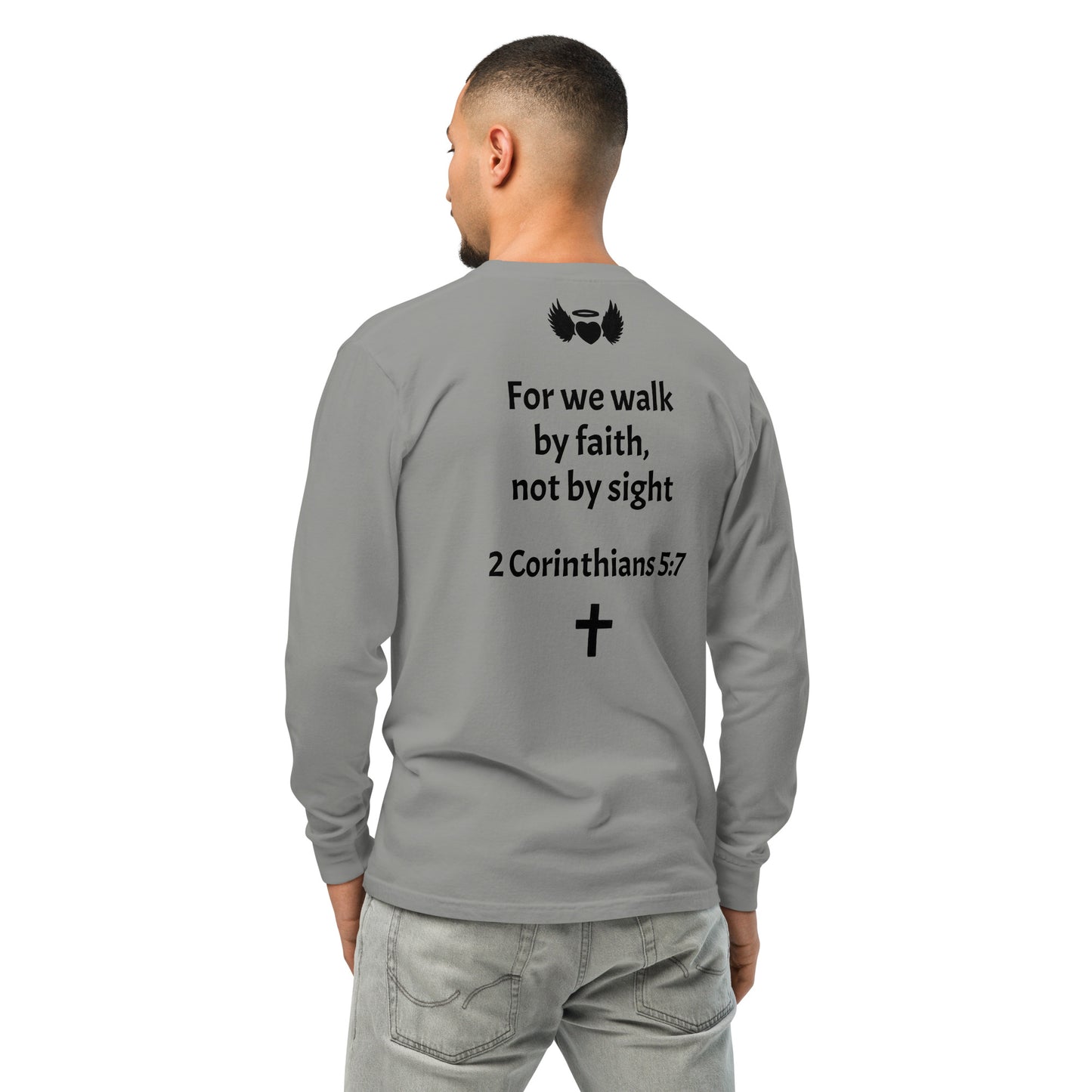 YAHUAH’s Temple S Garment-dyed heavyweight long-sleeve shirt
