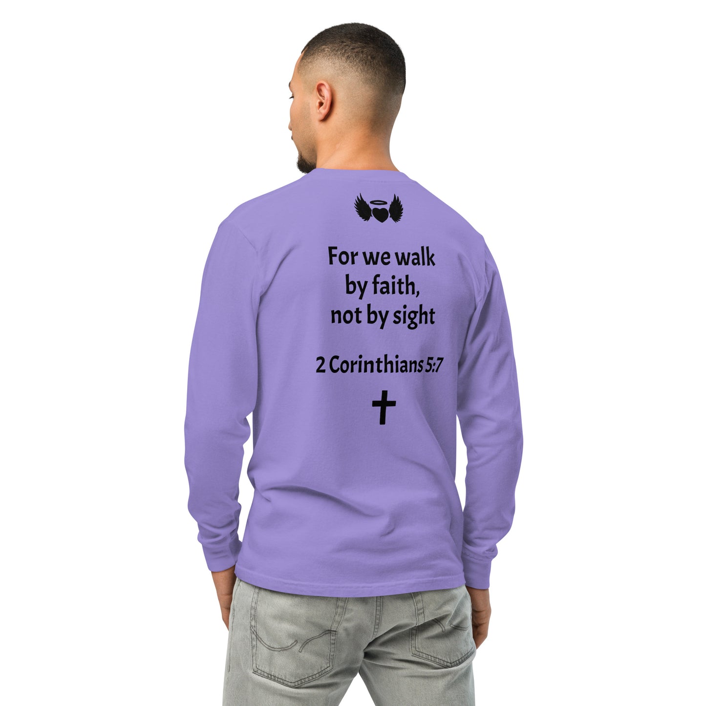 YAHUAH’s Temple S Garment-dyed heavyweight long-sleeve shirt